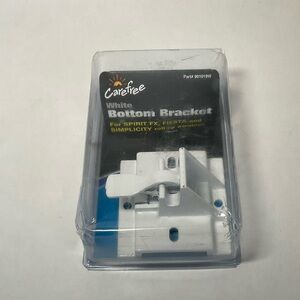 Carefree 901019W Awning Arm Bottom Mounting Bracket, WHITE, RV/Camper New